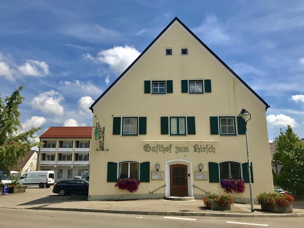 Hotel Zum Hirsch Wertingen Exterior foto