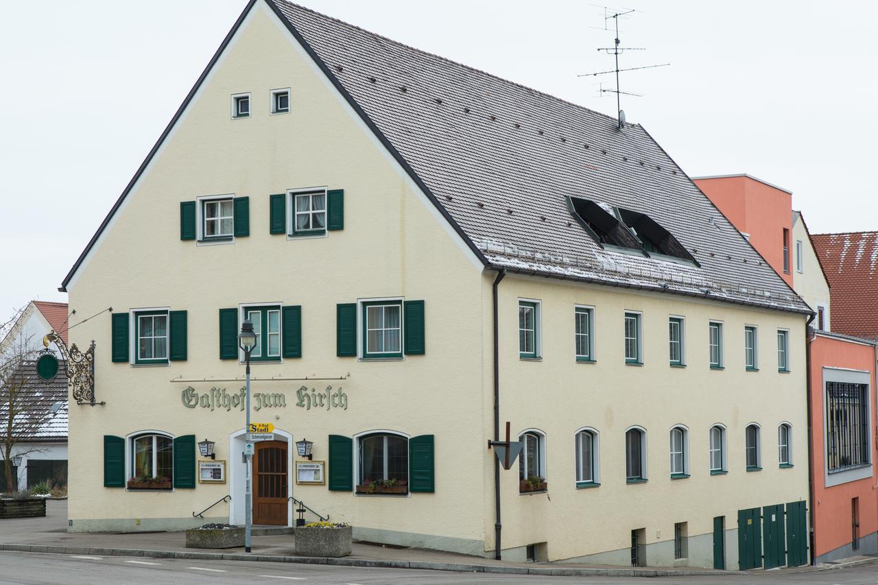 Hotel Zum Hirsch Wertingen Exterior foto
